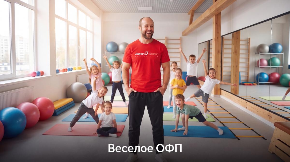 Весёлое ОФП для детей 3–7 лет в «Лидер Спорт»